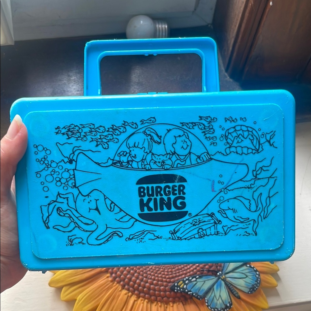 Burger King Blue Lunch Box - Picture 12 of 12